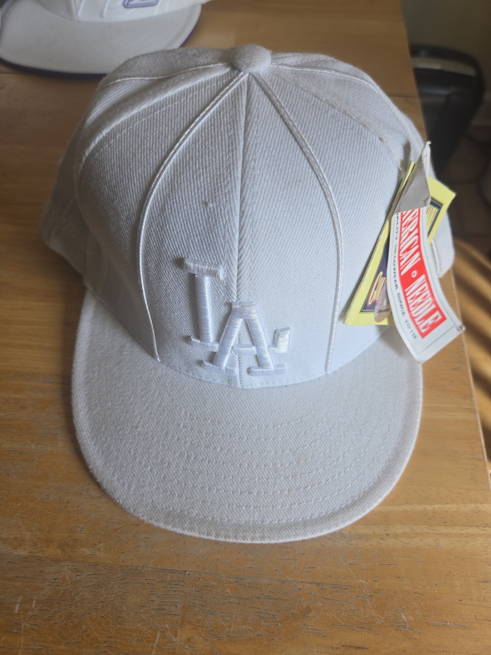 American Needle Dodgers 7 3/8Hat in White